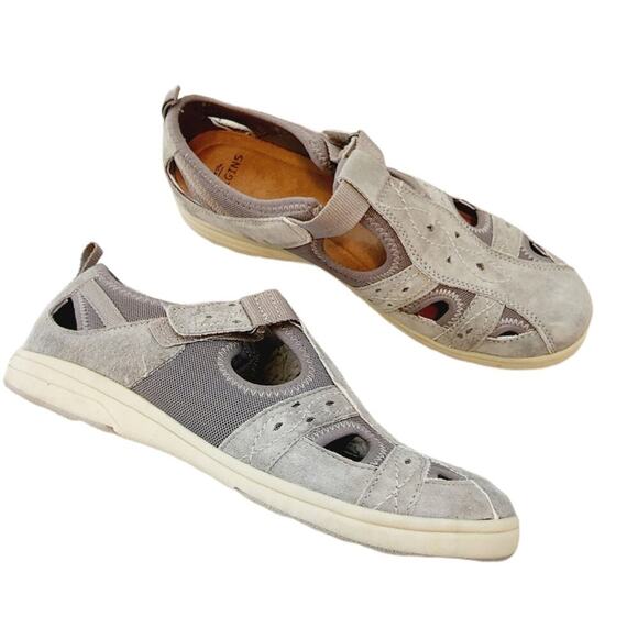 EARTH ORIGINS TAYE GRAY SLIP ONS SIZE 7.5 - Picture 1 of 10